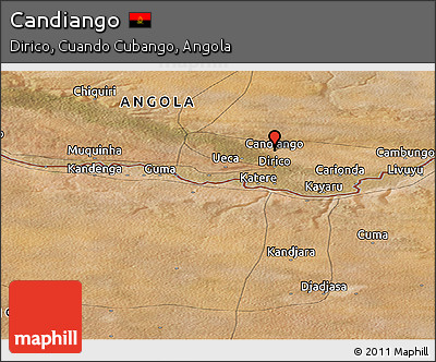 Satellite Panoramic Map of Candiango