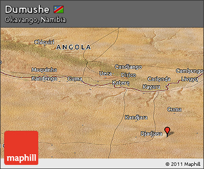 Satellite Panoramic Map of Dumushe