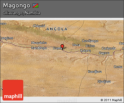 Satellite Panoramic Map of Magongo