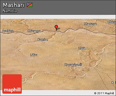 Satellite Panoramic Map of Mashari