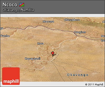 Satellite Panoramic Map of Ncoco