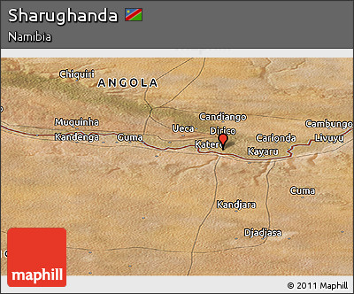 Satellite Panoramic Map of Sharughanda