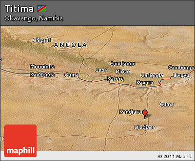 Satellite Panoramic Map of Titima