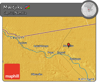 Physical 3D Map of Mwitjiku