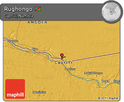 Physical 3D Map of Rughongo