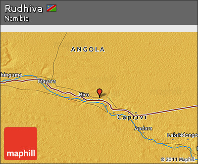 Physical 3D Map of Rudhiva
