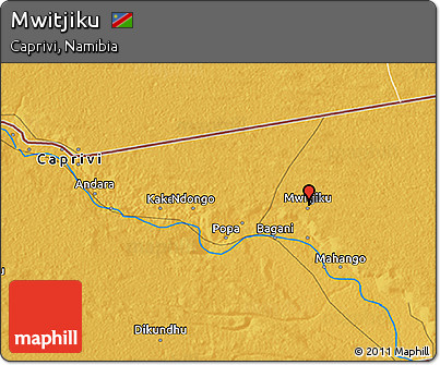 Physical 3D Map of Mwitjiku