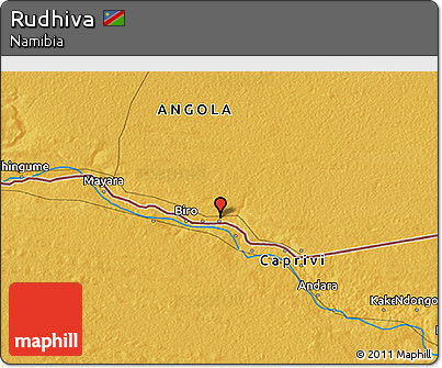 Physical 3D Map of Rudhiva