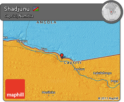 Political 3D Map of Shadjunu
