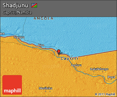 Political 3D Map of Shadjunu
