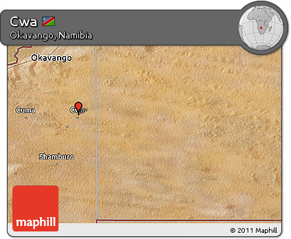 Satellite 3D Map of Cwa