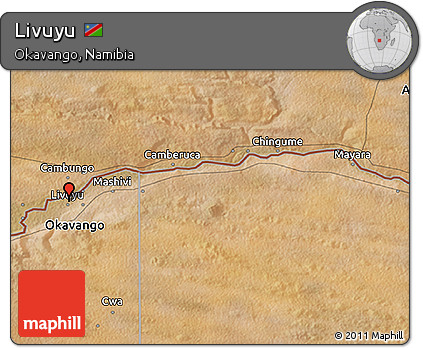 Satellite 3D Map of Livuyu