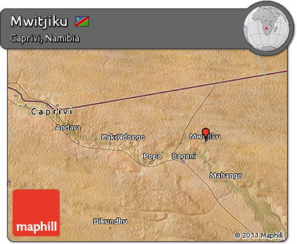 Satellite 3D Map of Mwitjiku