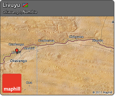 Satellite 3D Map of Livuyu