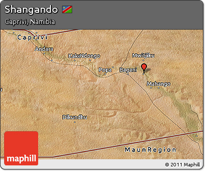 Satellite 3D Map of Shangando