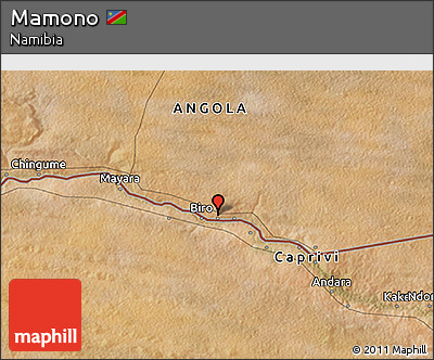 Satellite 3D Map of Mamono
