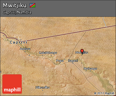 Satellite 3D Map of Mwitjiku