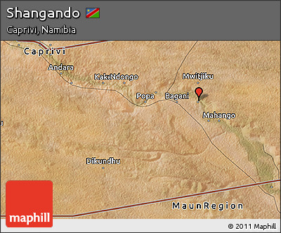 Satellite 3D Map of Shangando