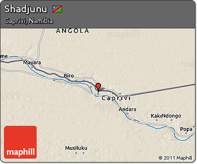 Shaded Relief 3D Map of Shadjunu