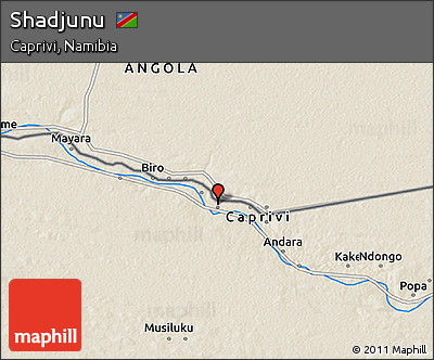 Shaded Relief 3D Map of Shadjunu
