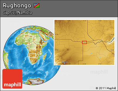 Physical Location Map of Rughongo