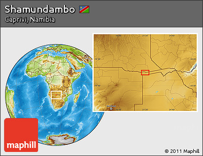 Physical Location Map of Shamundambo