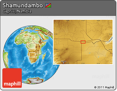 Physical Location Map of Shamundambo
