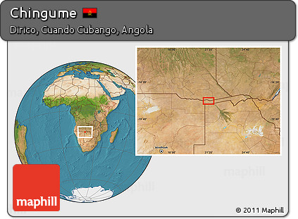 Satellite Location Map of Chingume