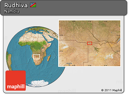Satellite Location Map of Rudhiva