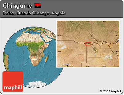 Satellite Location Map of Chingume