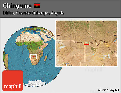 Satellite Location Map of Chingume