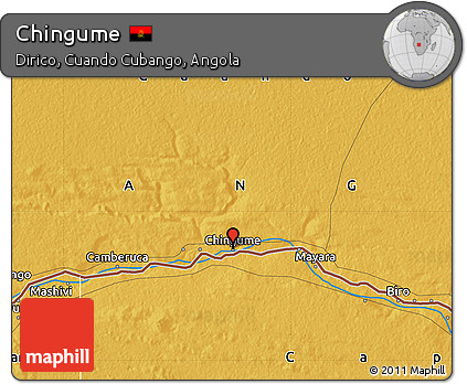 Physical Map of Chingume