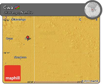 Physical Map of Cwa