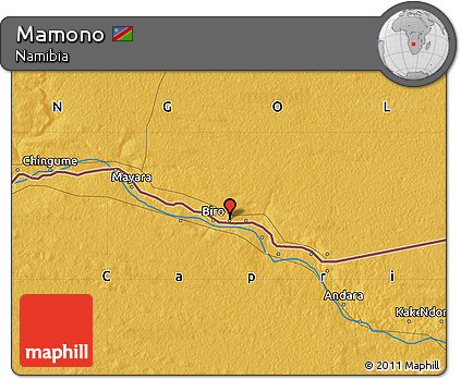 Physical Map of Mamono