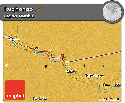 Physical Map of Rughongo