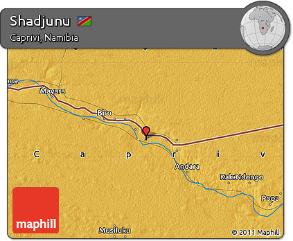 Physical Map of Shadjunu