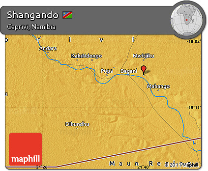 Physical Map of Shangando
