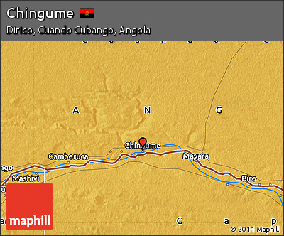 Physical Map of Chingume