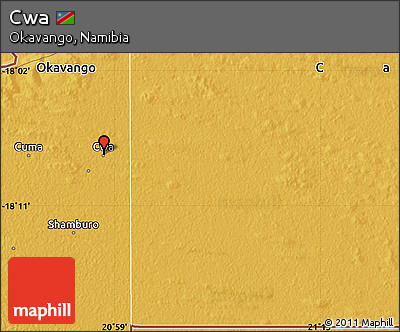 Physical Map of Cwa