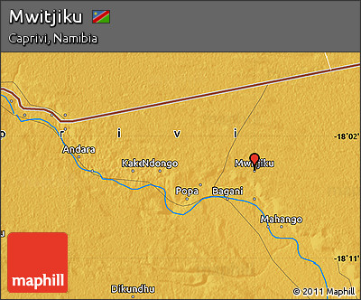 Physical Map of Mwitjiku