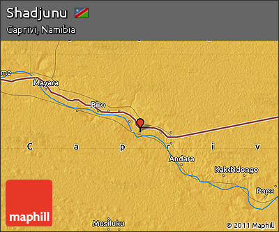 Physical Map of Shadjunu