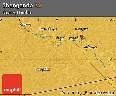 Physical Map of Shangando