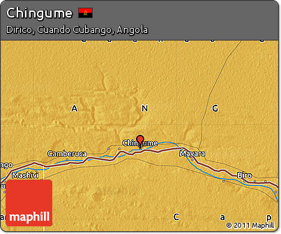 Physical Map of Chingume