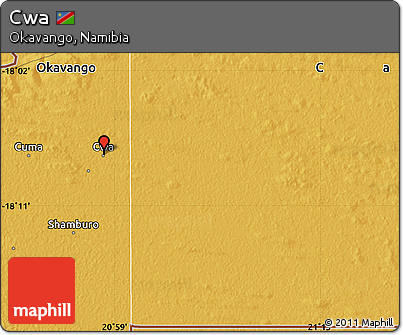 Physical Map of Cwa