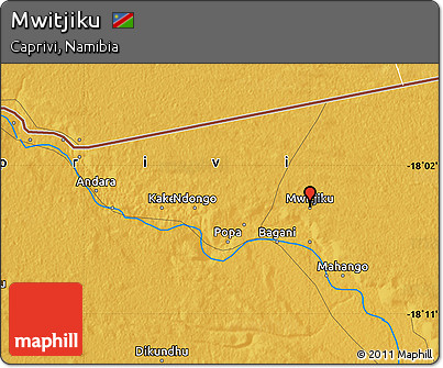 Physical Map of Mwitjiku