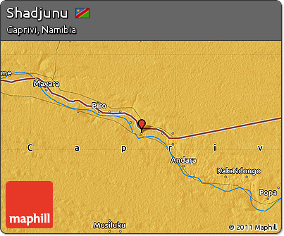 Physical Map of Shadjunu