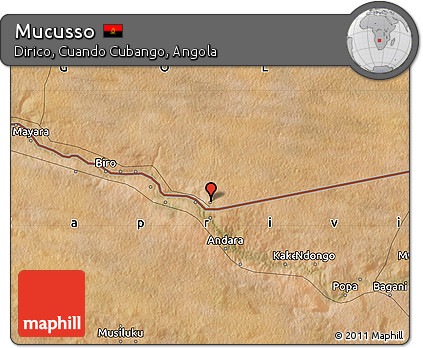 Satellite Map of Mucusso