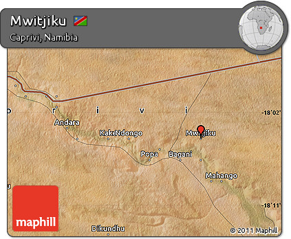 Satellite Map of Mwitjiku
