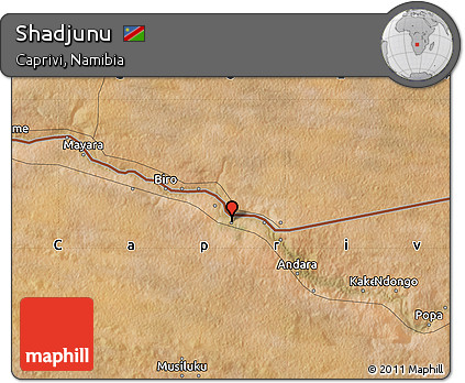 Satellite Map of Shadjunu