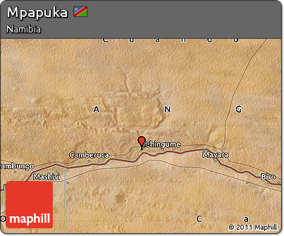 Satellite Map of Mpapuka